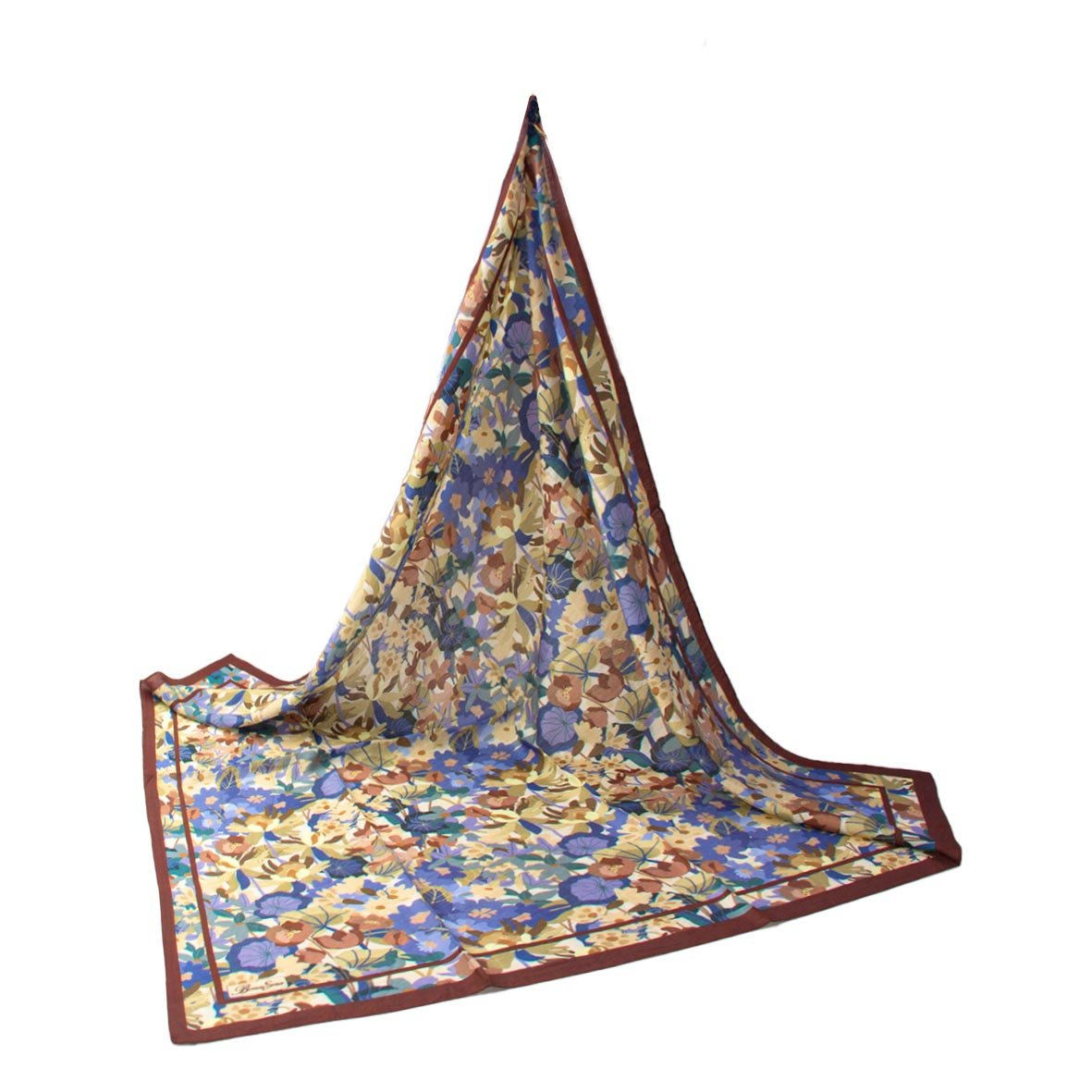 6093 - Naturel Desenli Eşarp