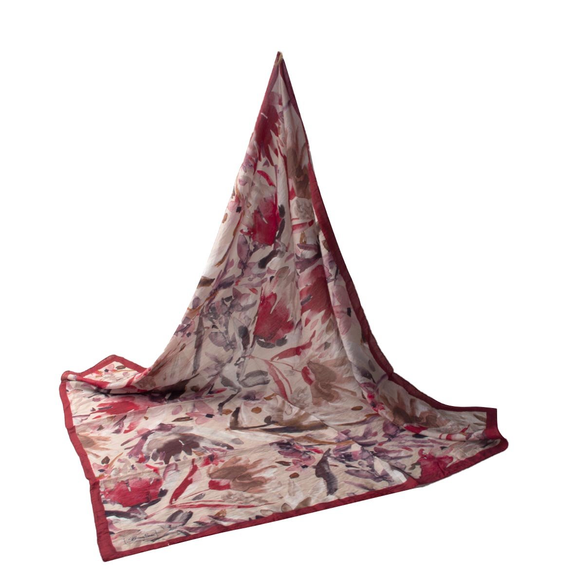 6106 - Naturel Desenli Eşarp