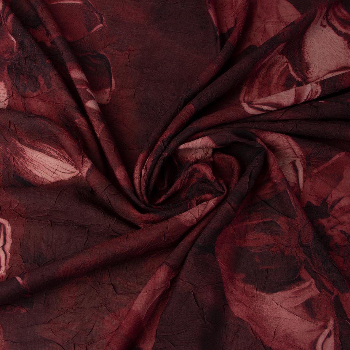 6185 - Bambu Kraş Şal Bordo Serisi