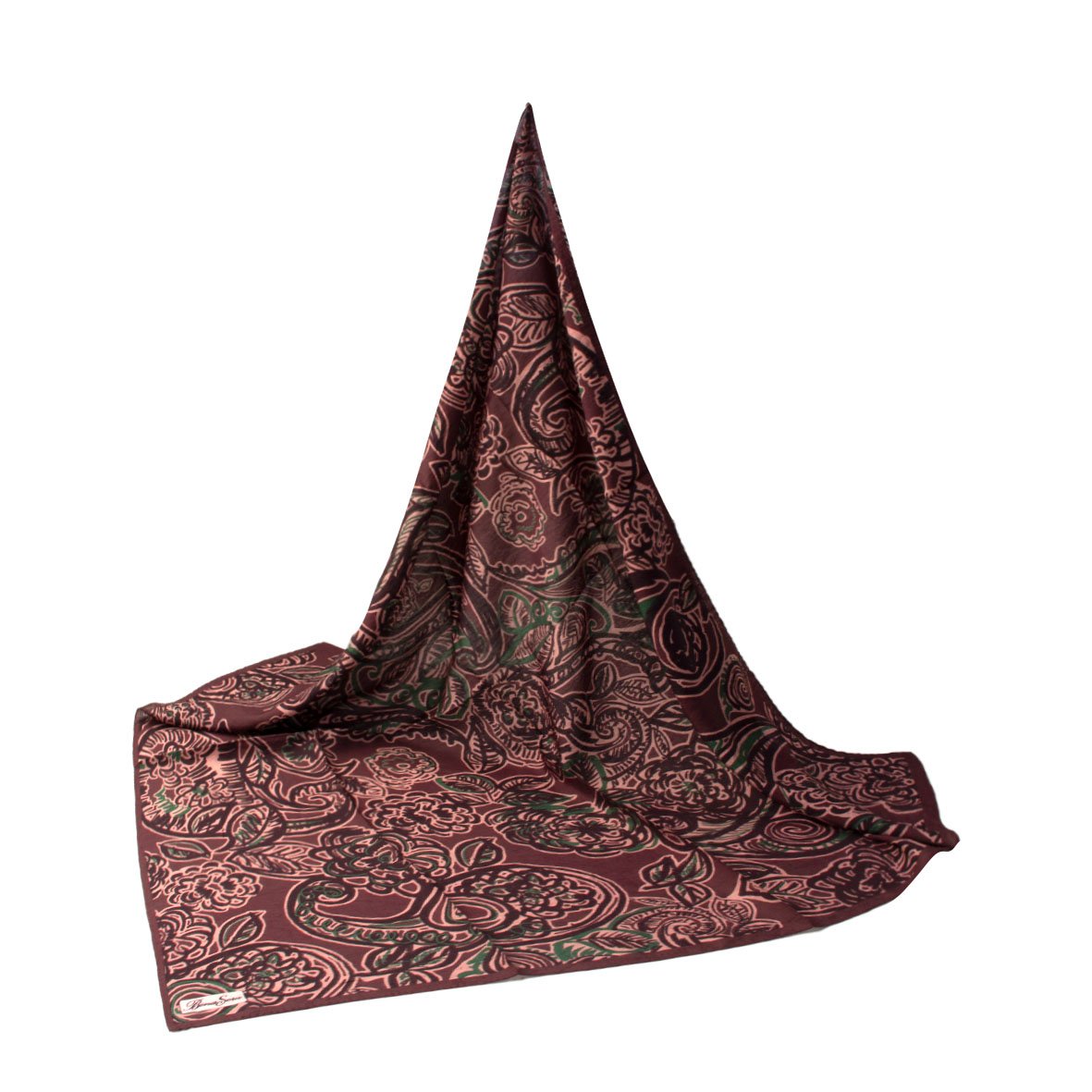 6153 - Naturel Desenli Eşarp