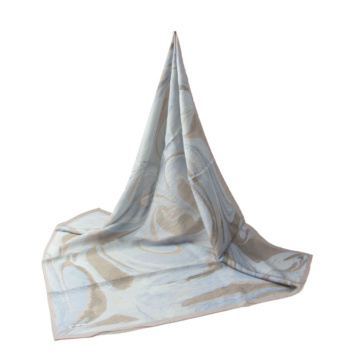 6260 - Naturel Desenli Eşarp