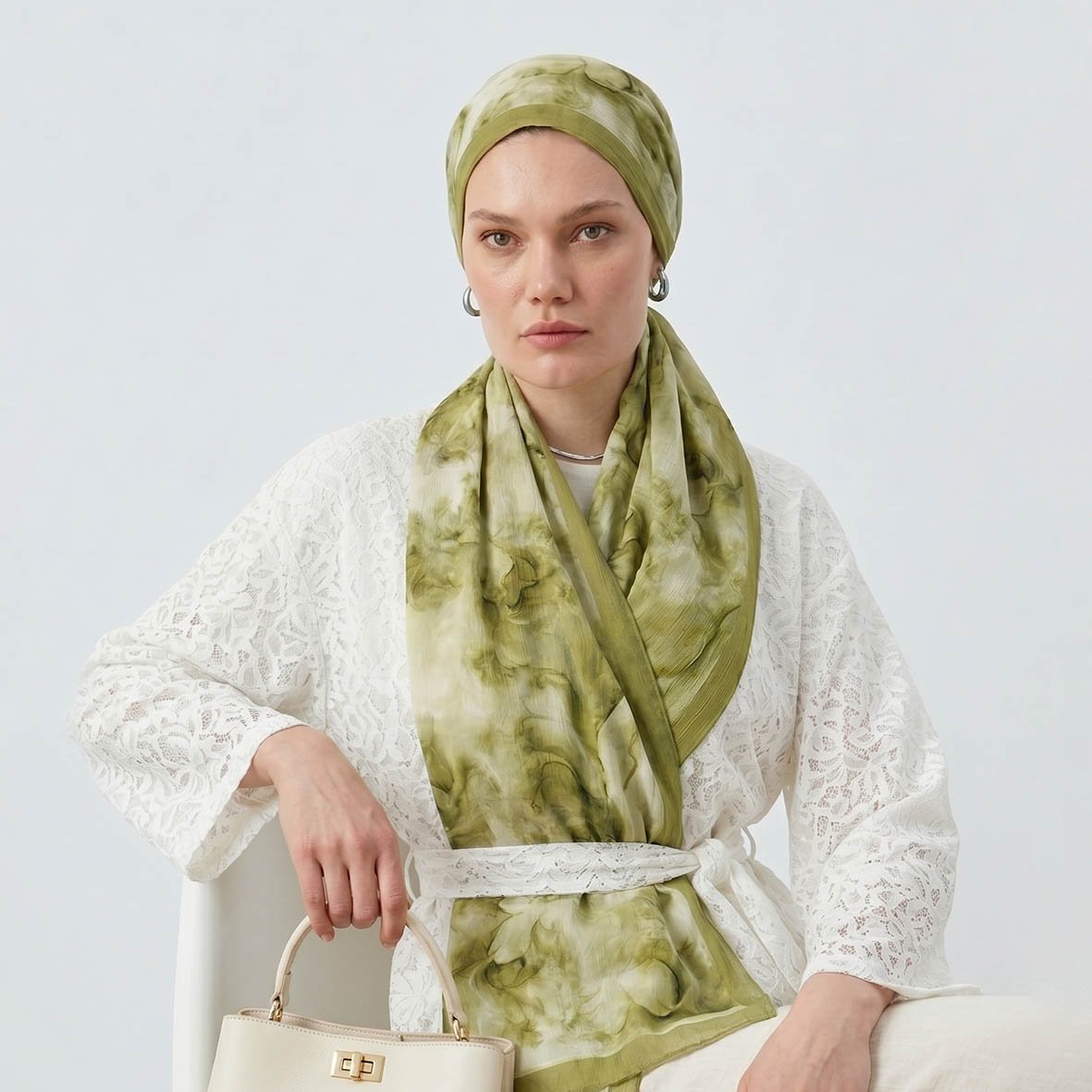 6272 - Bambu Kraş BaskılıŞal