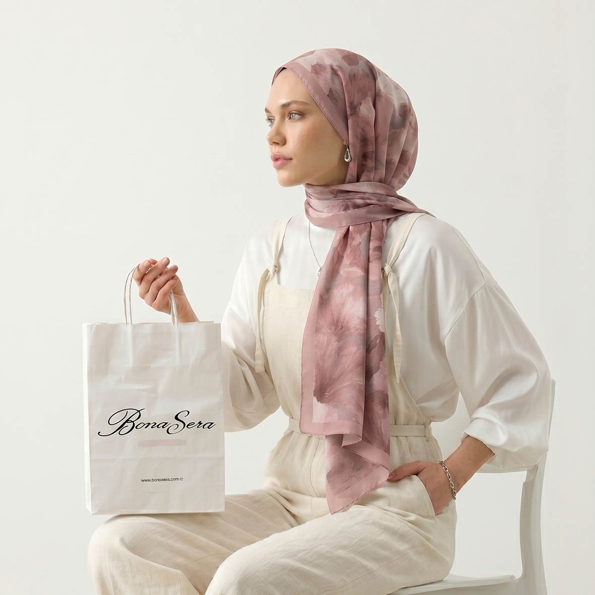 6294 - Fransız İpeği Şal