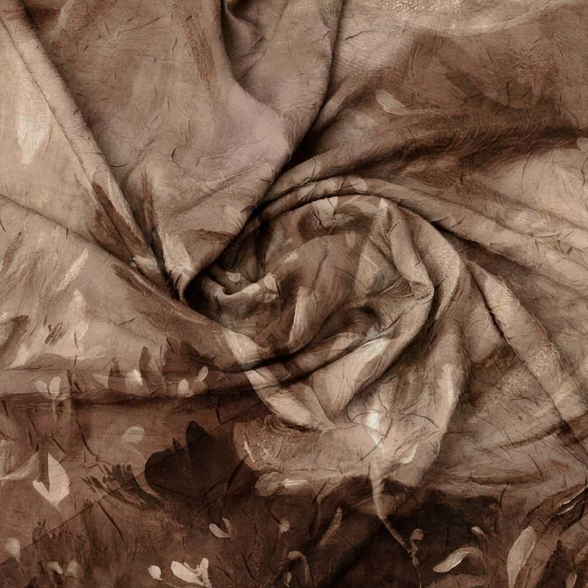 6308 - Bambu Kraş BaskılıŞal